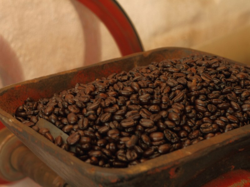Geröstete Kaffeebohnen