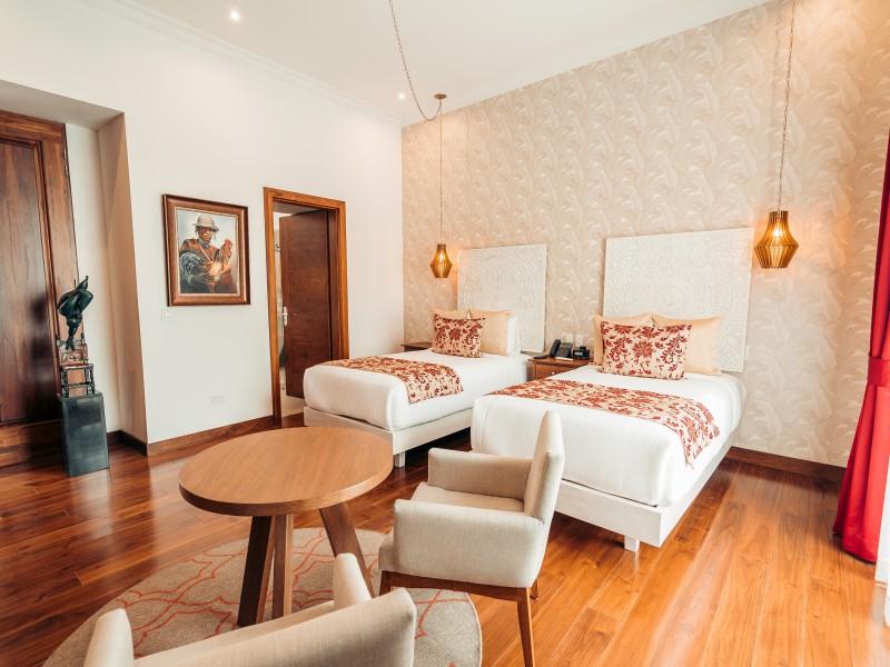 Luxuriöses Zweibettzimmer