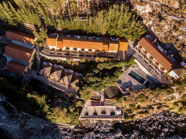 Vogelperspektive Hotel El Refugio