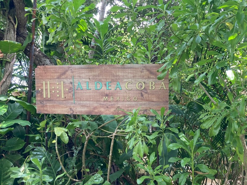 Aldea Cobá - Hoteltafel
