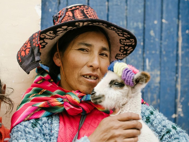 lady with goat- day 7 