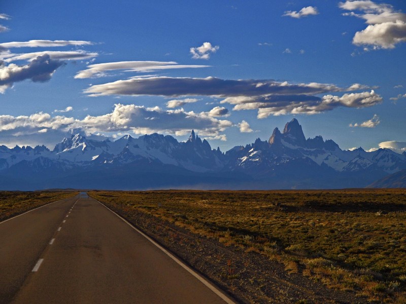 El Chalten - Strasse