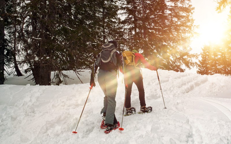 Snowshoeing