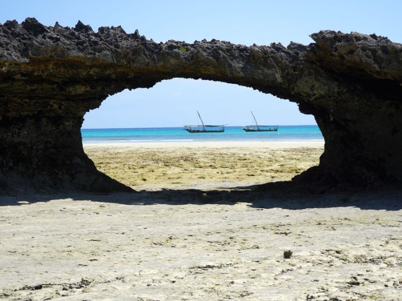 Stunning Natural Arch , Safari Blue