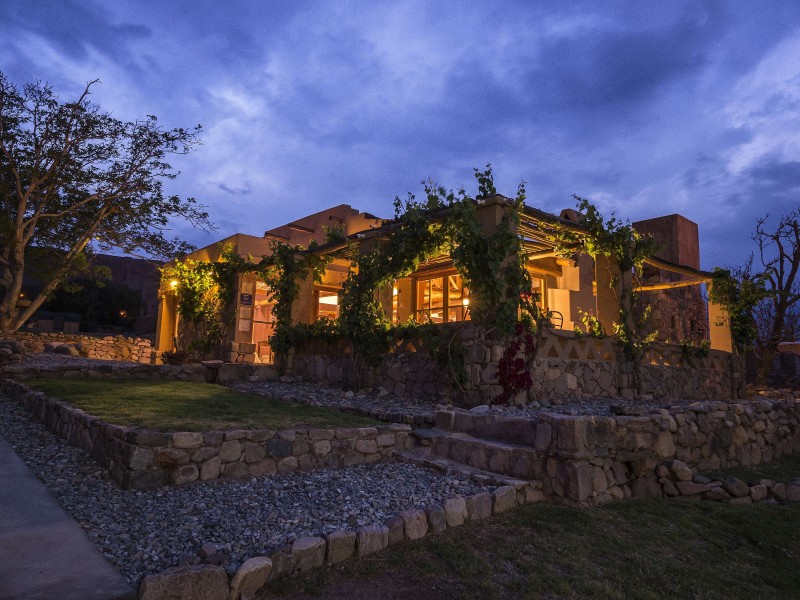 Posada de Luz - Aussenansicht bei Nacht