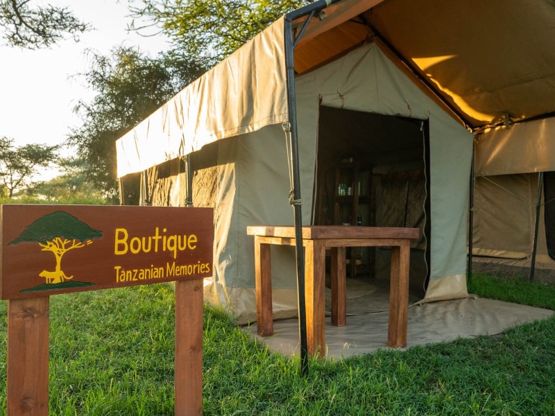 Boutique in der South Serengeti