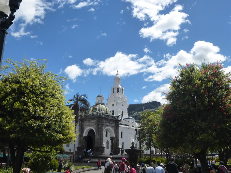 Ecuador - Altstadtszene in Quito