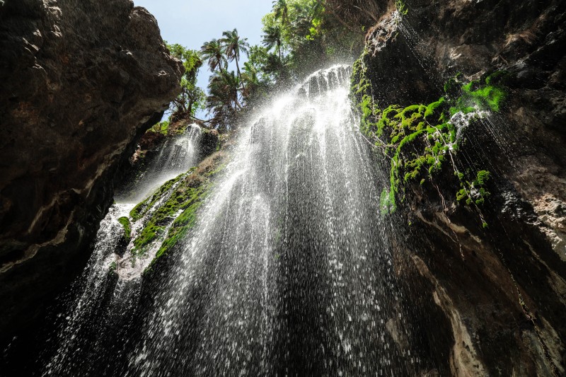 Ngare Sero Waterfall at Lake Natron
