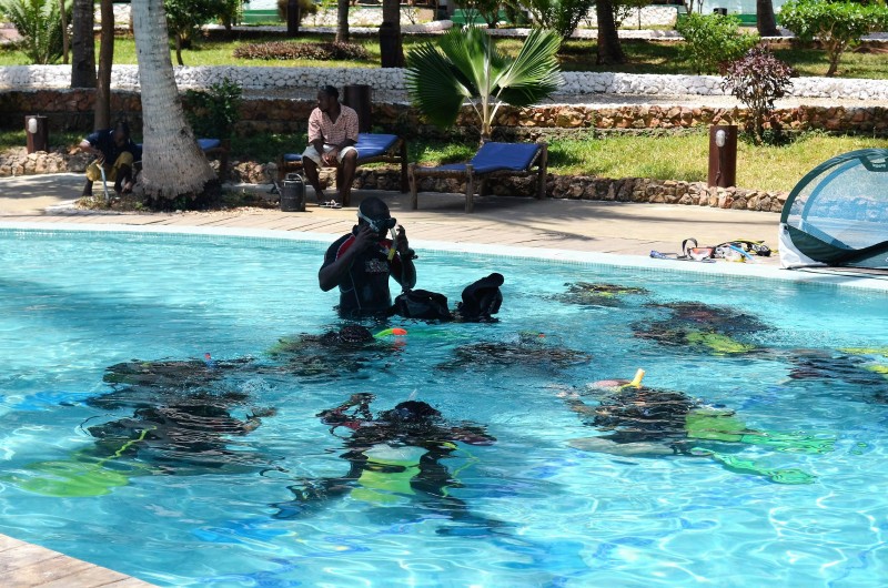 Diving in Zanzibar