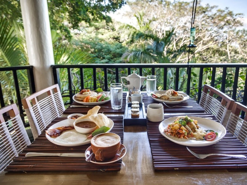 Copal Tree Lodge - Frühstück