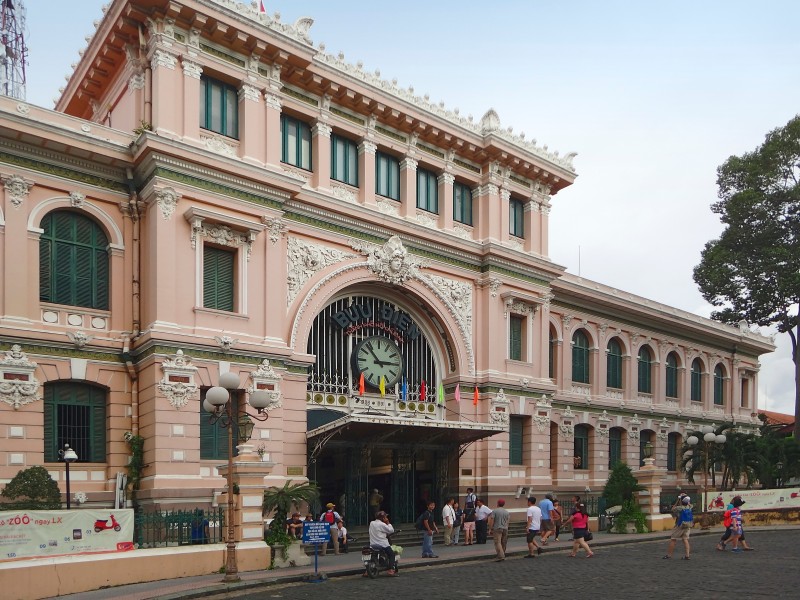 Das koloniale Hauptpostamt von Saigon