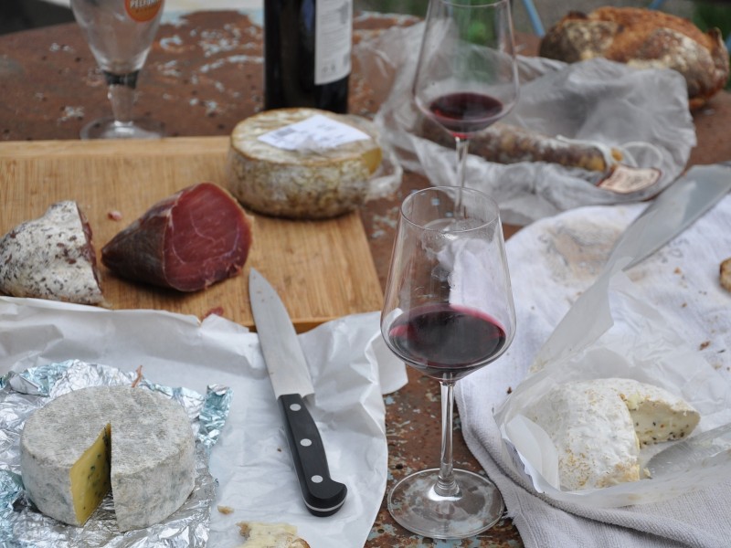 Wine and cheese 