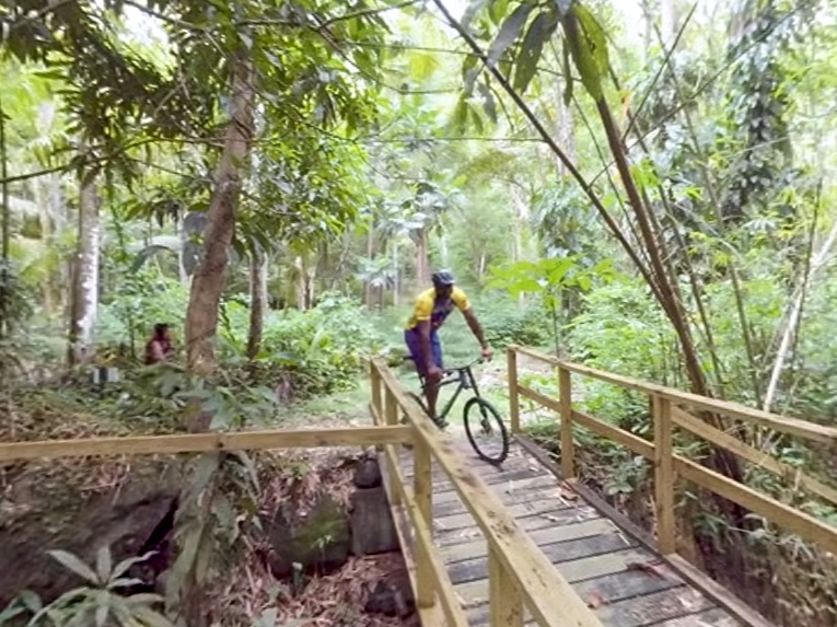 Biking in St. Lucia