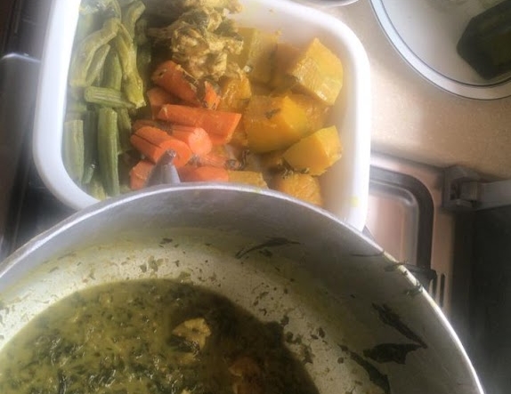 Meat Oil Down Prep - Home Hospitality