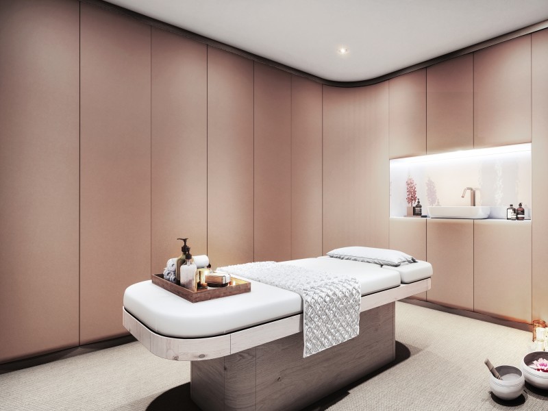 Massage-Bereich der Silver Origin