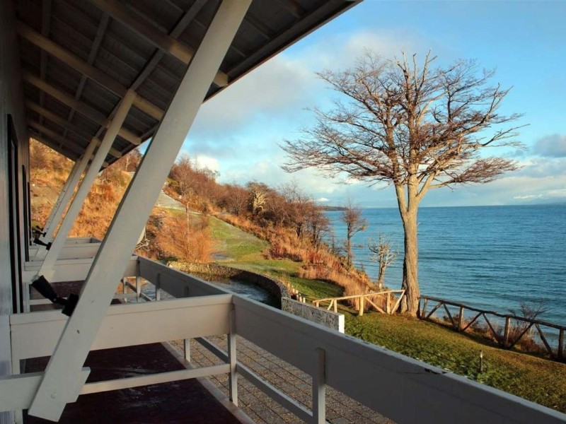 Hosteria Kaiken - Terrasse und Aussicht