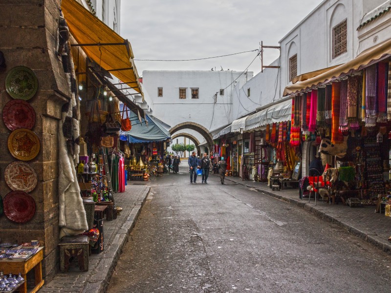 Casablanca old souvenir market