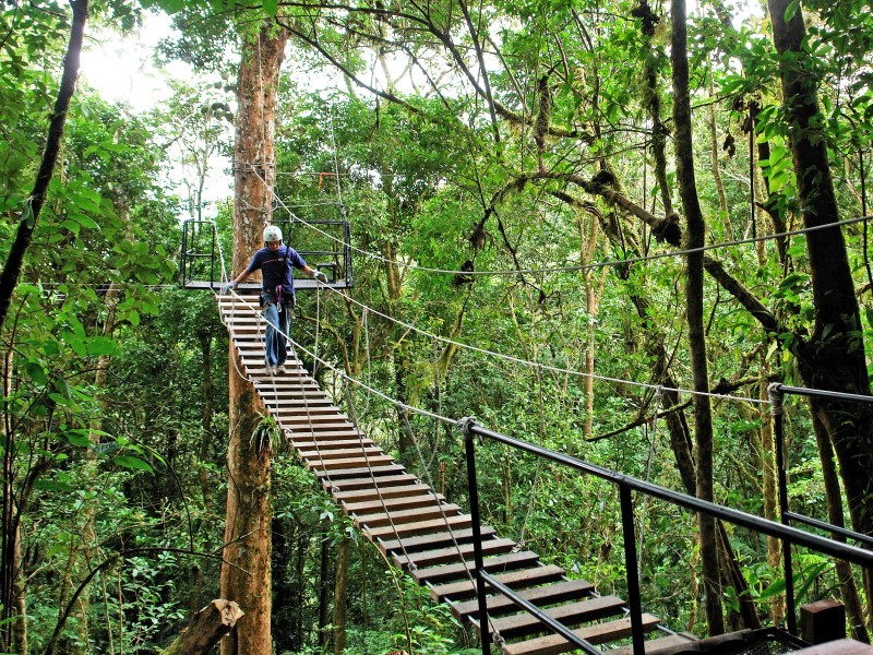El Establo - Hängebrücke