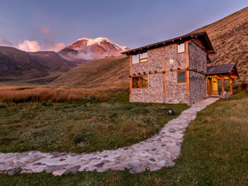 Blick auf den Chimborazo