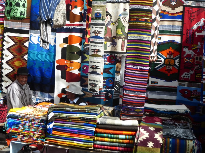 Ecuador - Indiomarkt von Otavalo