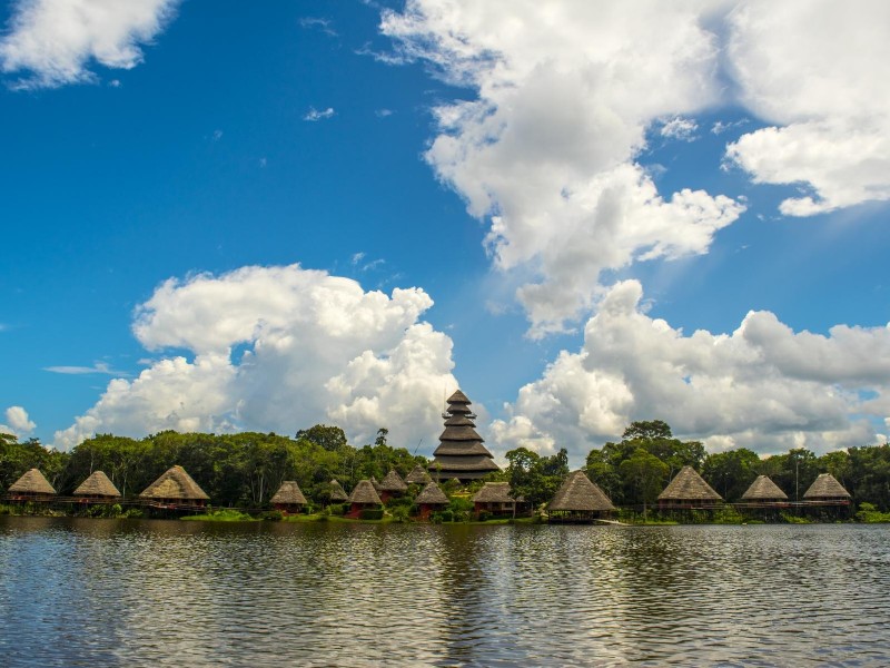 Napo Wildlife Center - Ansicht vom See