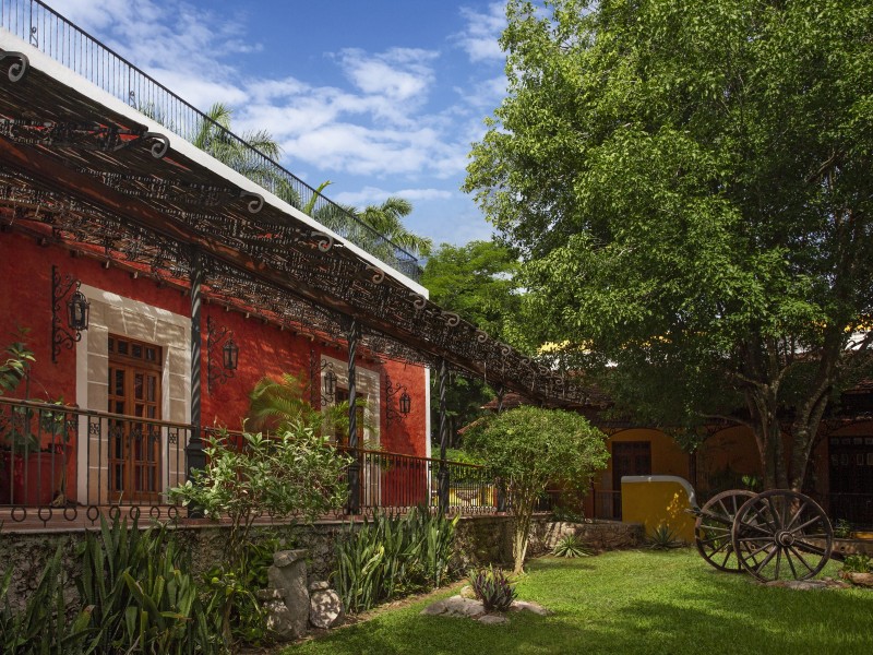 Hacienda Xcanatun - Garten