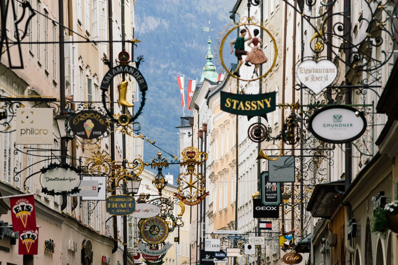 Getreidegasse, Salzburg 