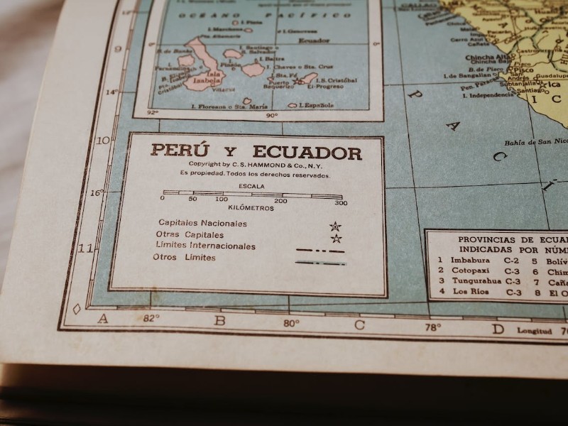 Peru Ecuador Map