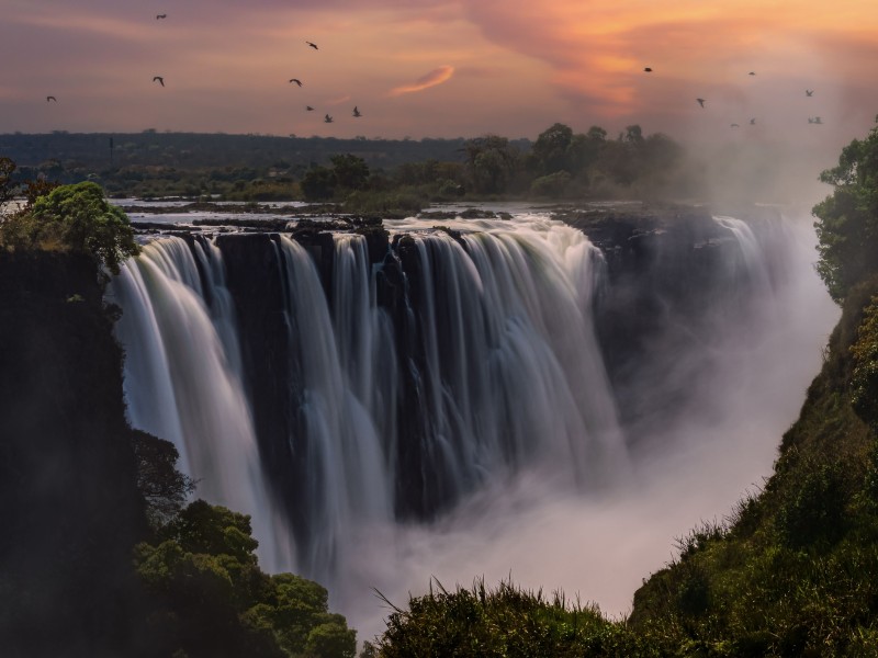 Mosi Oa Tunya Falls-Sambia