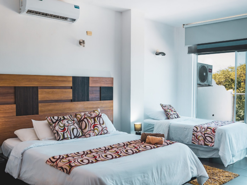 Dreibettzimmer-Suiten, Blick aufs Meer