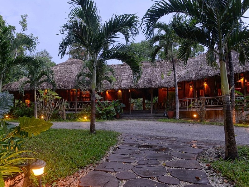 Chan Chich - Abendstimmung