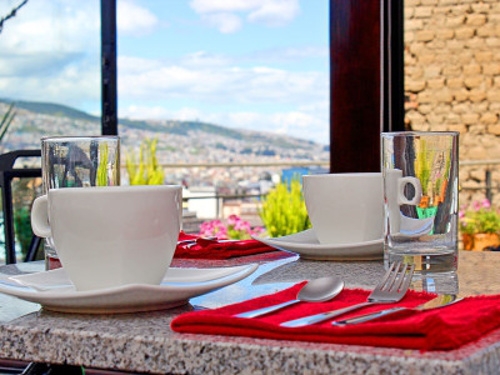 Frühstück mit Aussicht