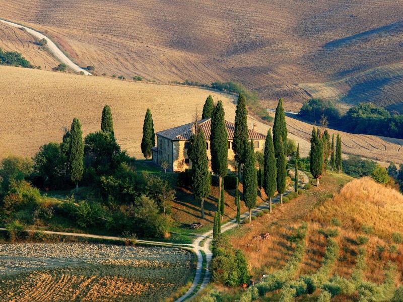 Italien-Toskana-Landschaft