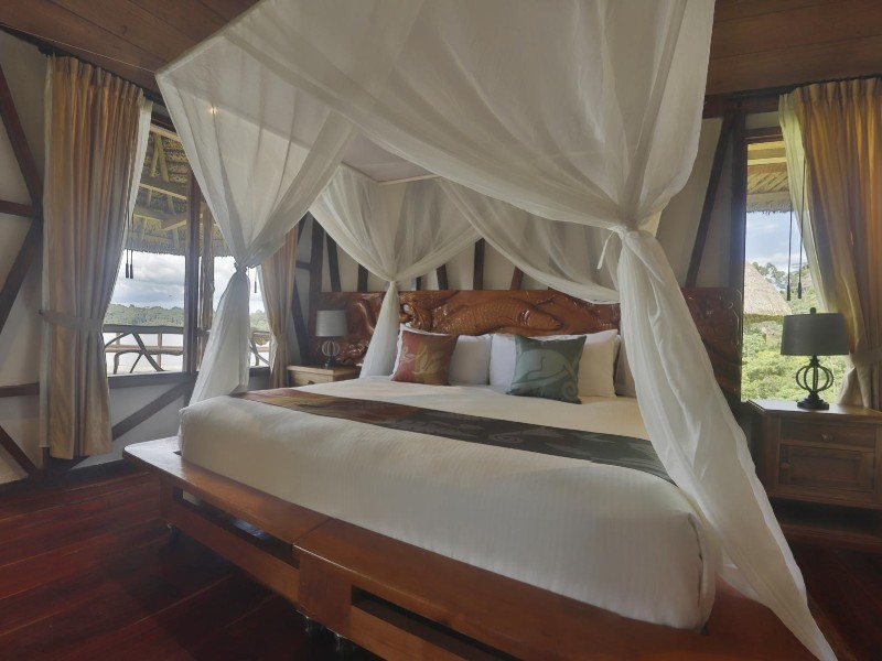 Napo Wildlife Center - Cabaña innen