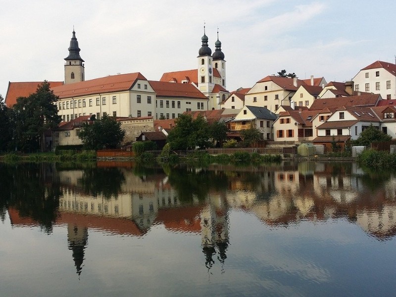 View over Telč Chateau