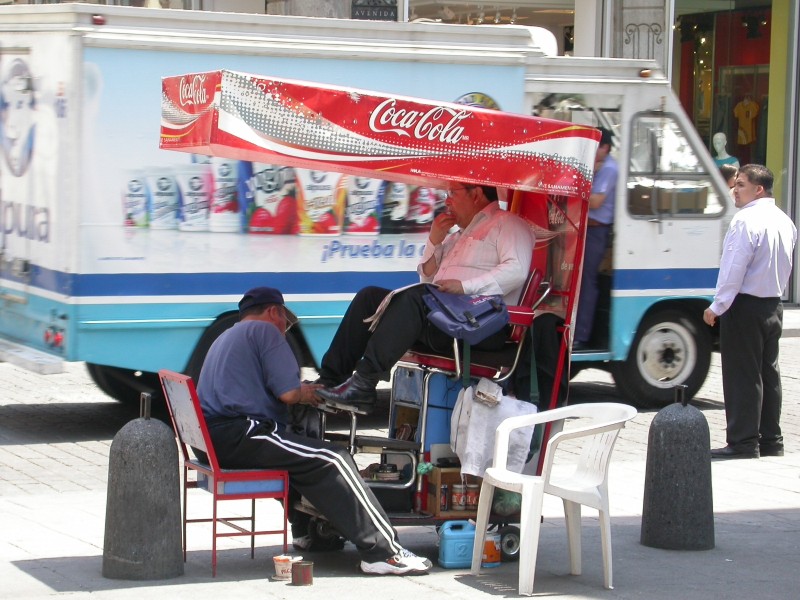 Mexico City - Schuhputzer