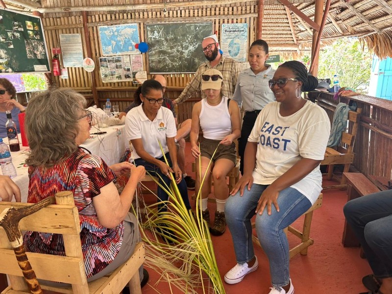 Traditional craft-making activity