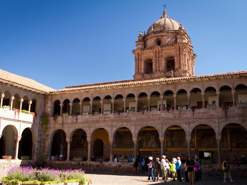 Peru - Innenhof Koricancha Tempel Cusco