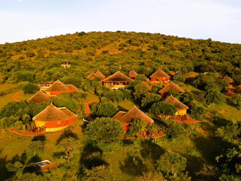 Africa Safari Maasai Boma Surroundings