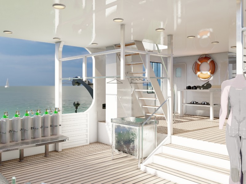 Galaxy Diver II Tauchdeck