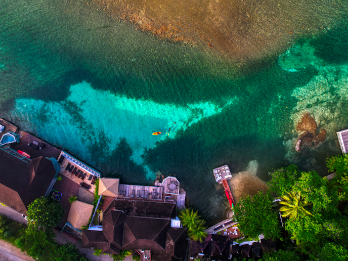 Jamaica Drone Shot