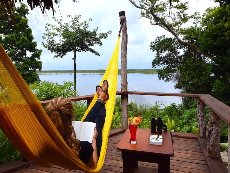Lamanai Outpost Lodge - Terrasse