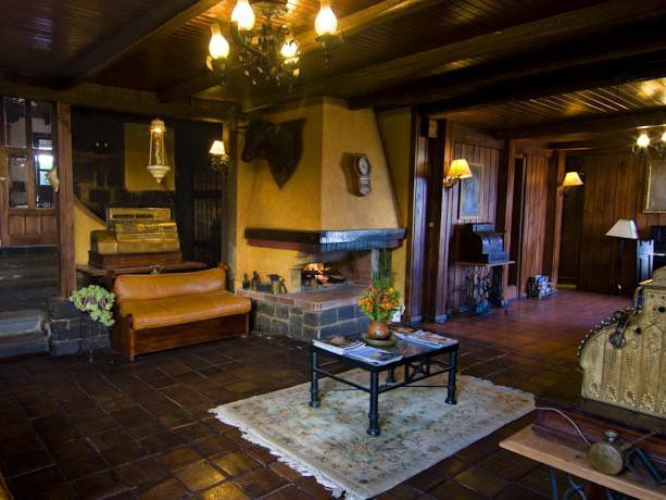 Aufenthaltsbereich mit Kamin