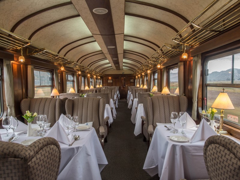 Dining Car Titicaca Express train