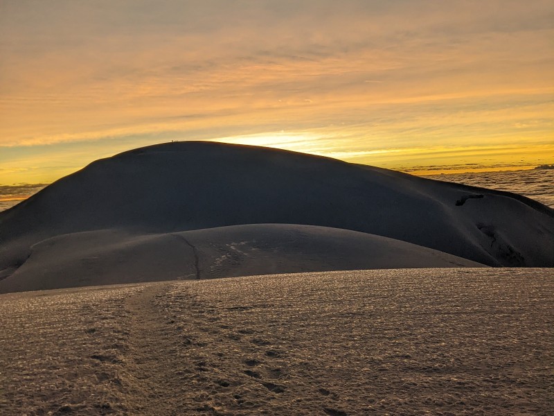 Sonnenaufgang auf dem Chimborazo