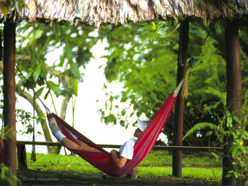 Mawamba Lodge - Siesta in Hängematte