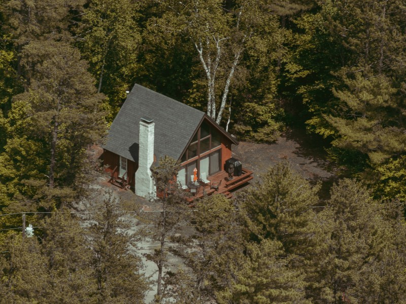 Cathedral Ledge in North Conway in USA