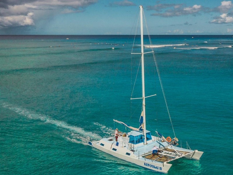 catamaran ride- day 12