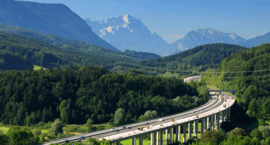 drive through Swabia and Bavarian
