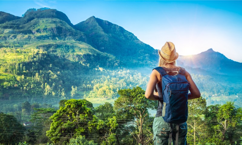 Tourist at Nuwara Eliya